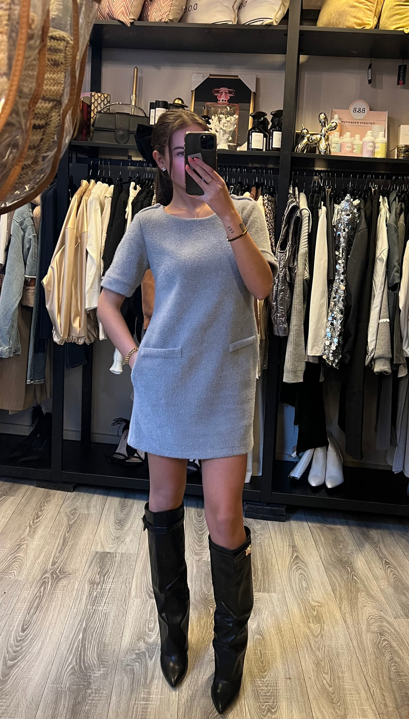 Serena Dress - Grey