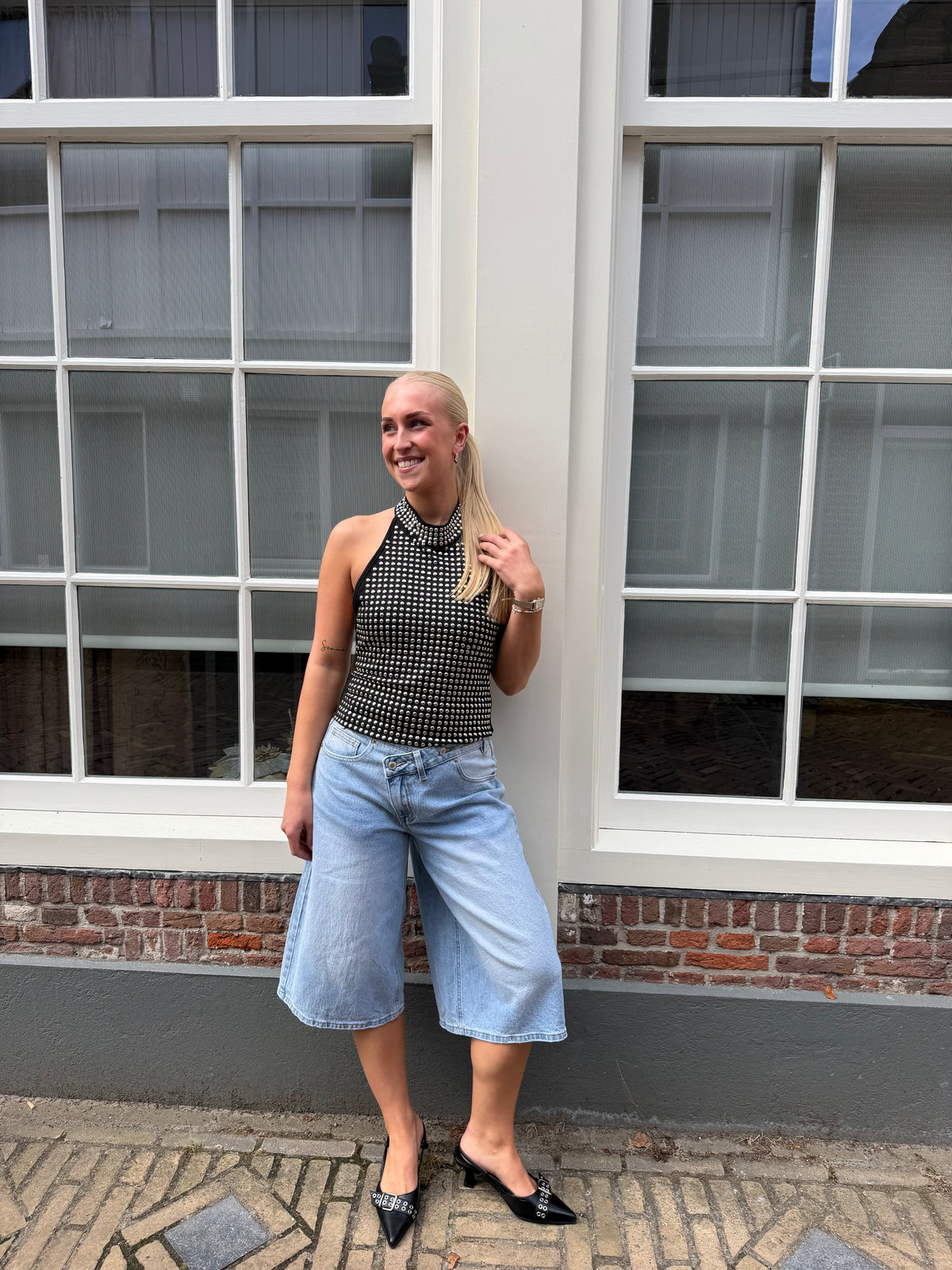 Lize Top - Zwart