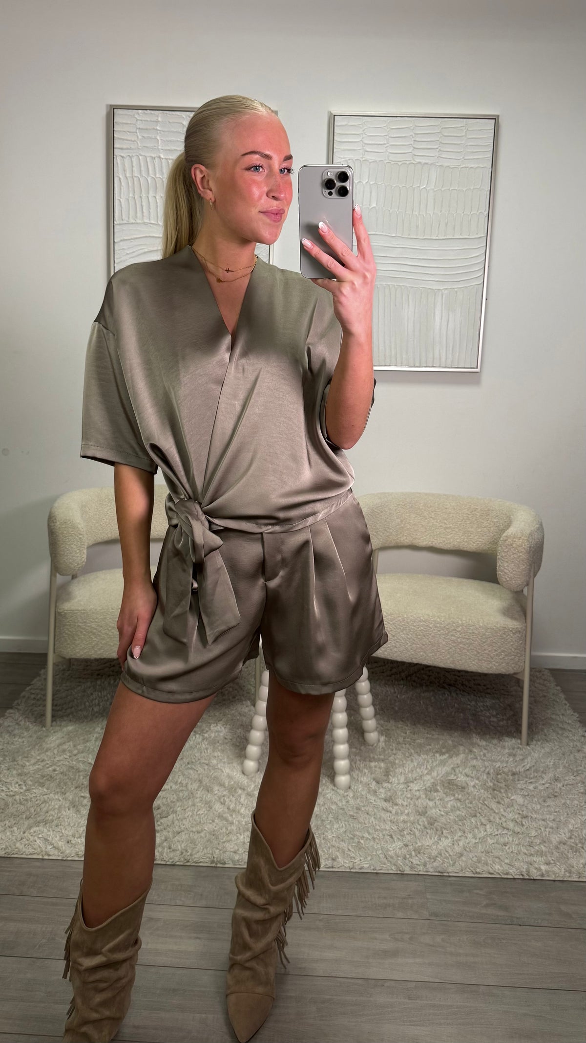 Wiep Short - Taupe