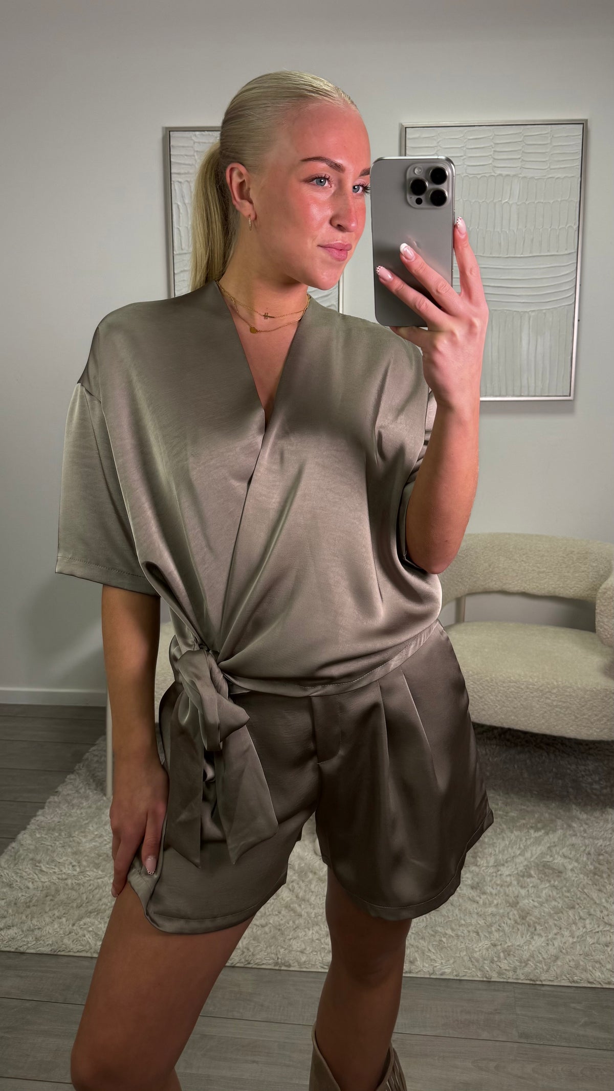 Wiep Blouse - Taupe