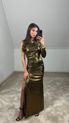 Imani Dress - Gold