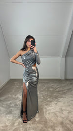 Imani Dress - Silver