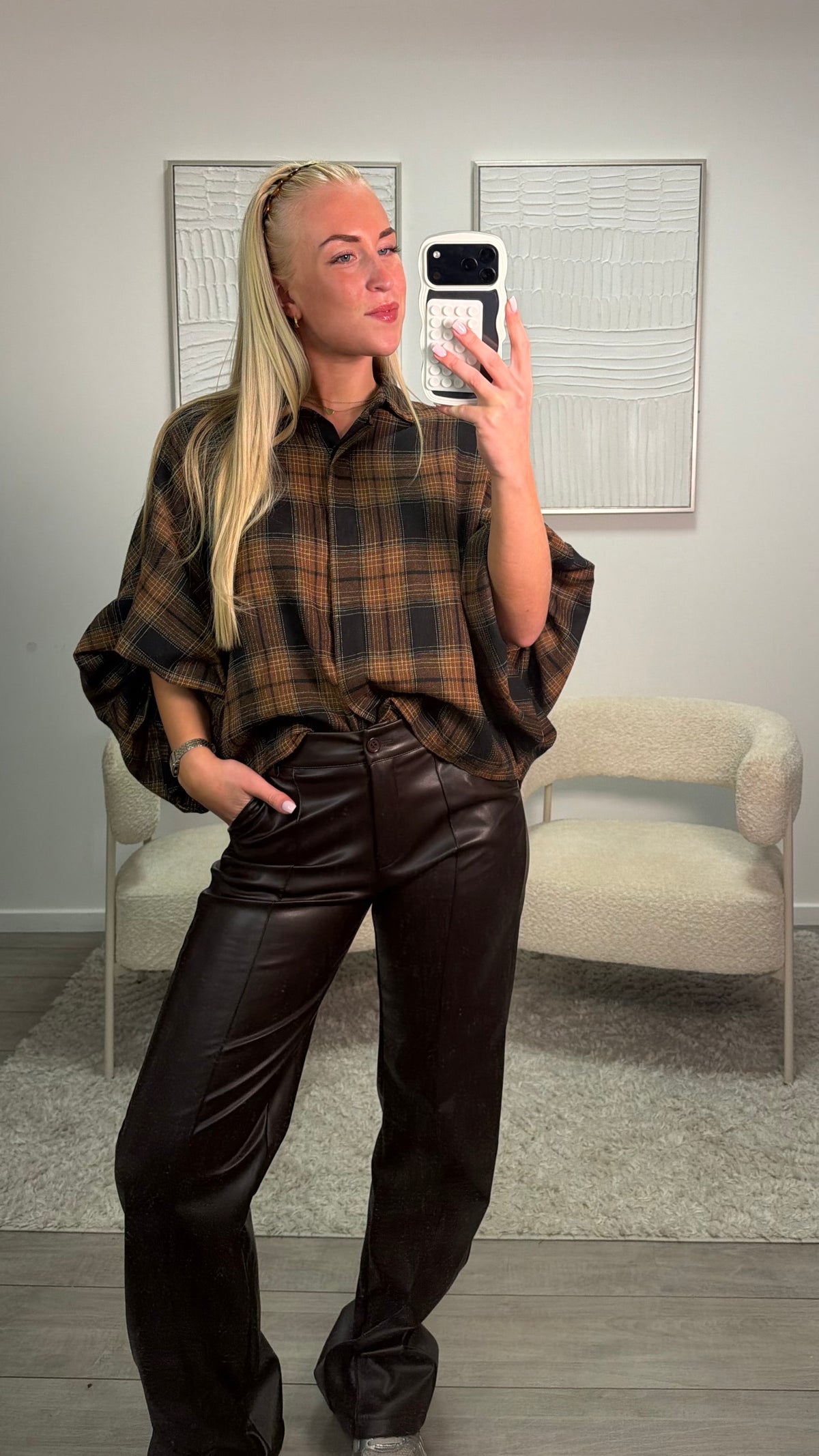 Anouk Blouse - Bruin