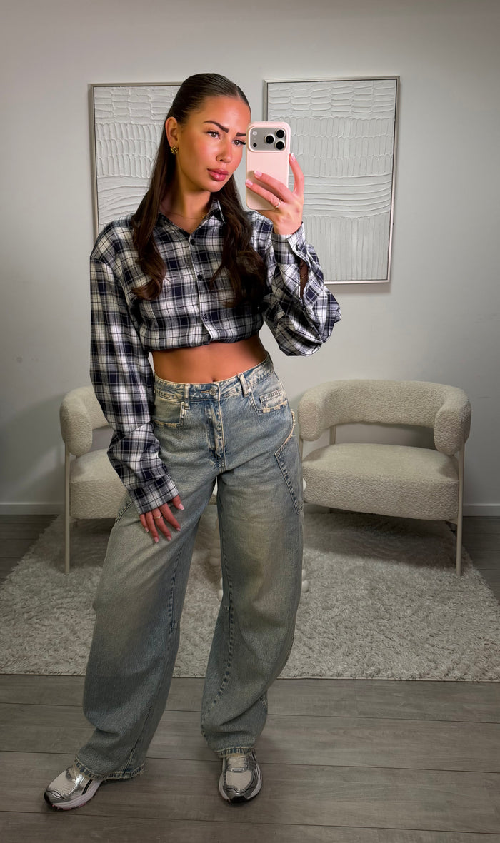 Emma Blouse - Checkered