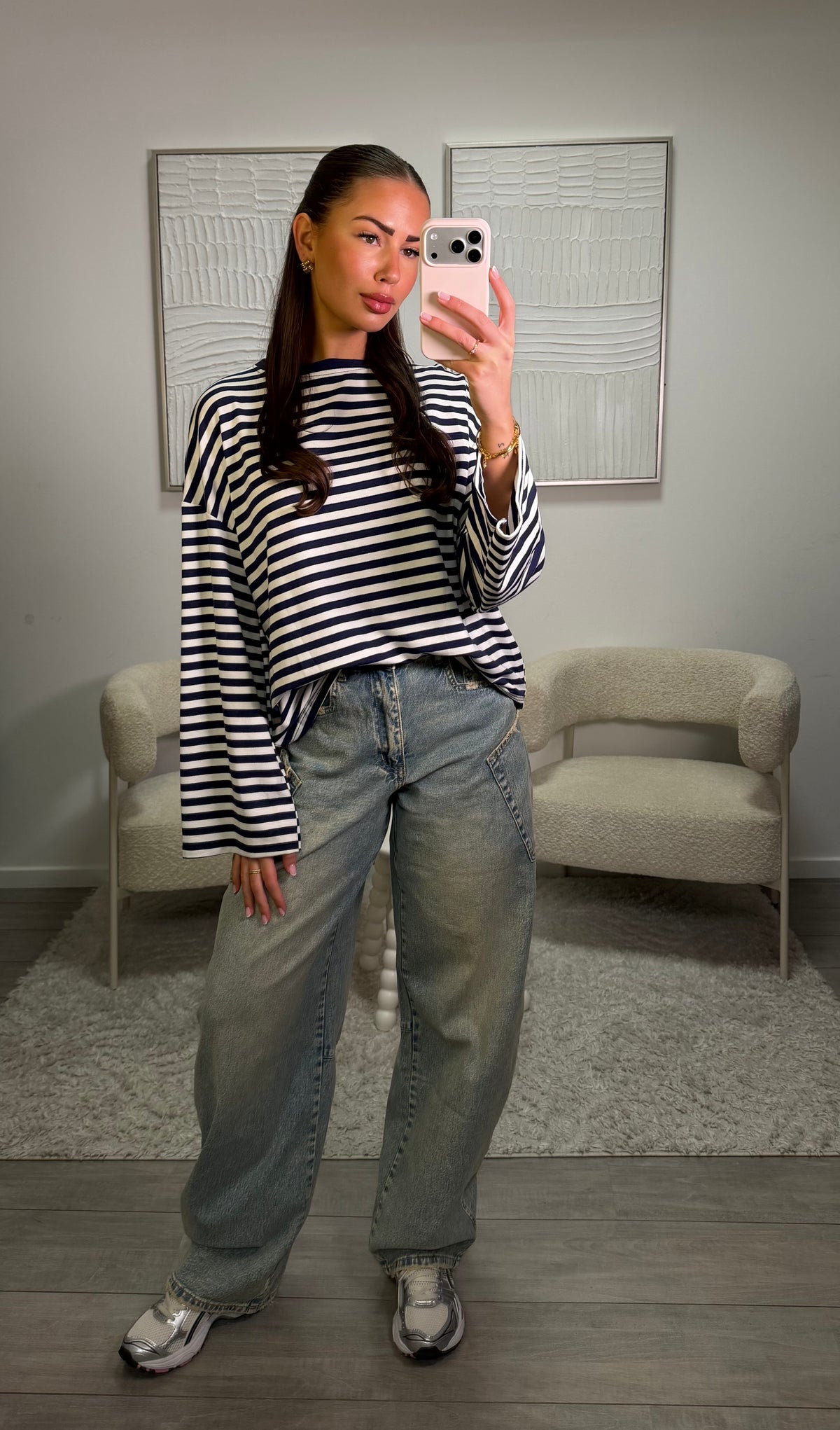 Lou Shirt - Blue White