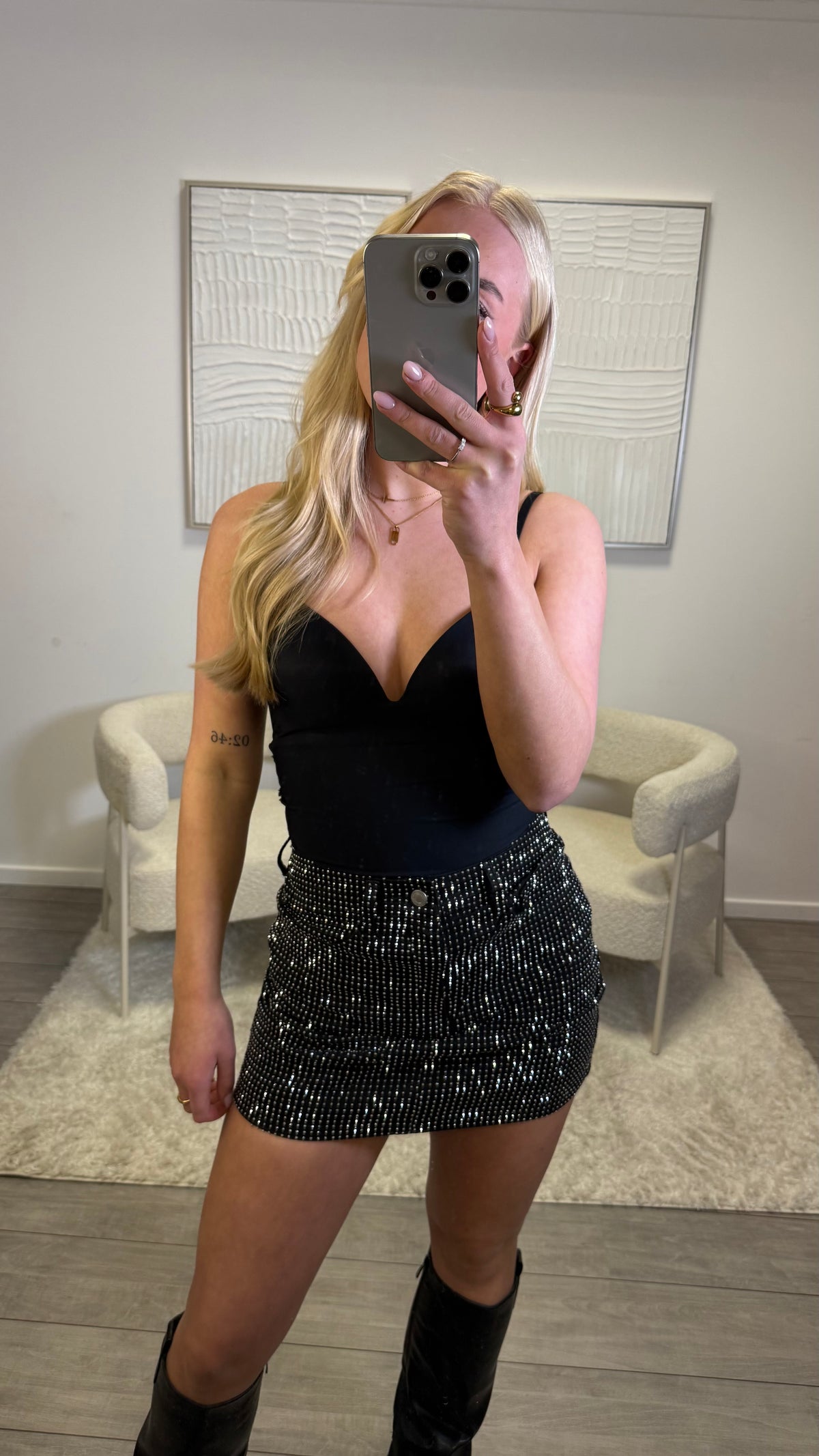 Juna Skort - Black