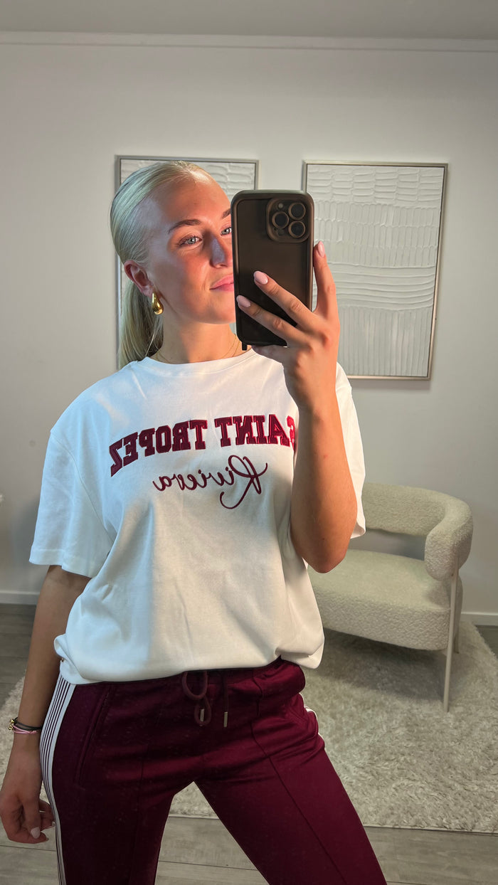 St Tropez Tee - Burgundy