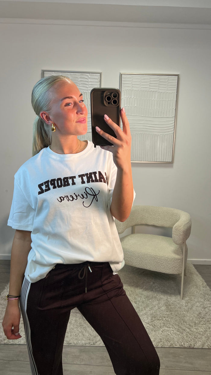 St Tropez Tee - Brown