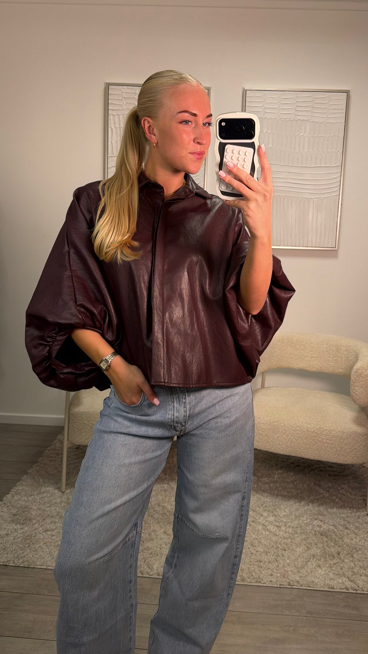 Liza Blouse - Bordeaux