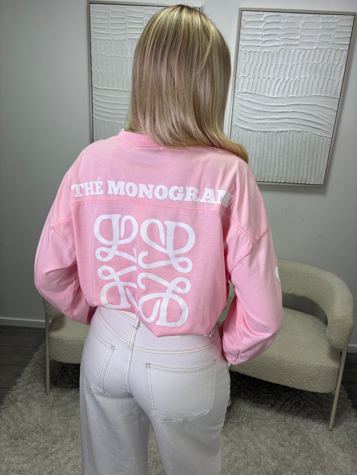 The Monogram Longsleeve - Roze
