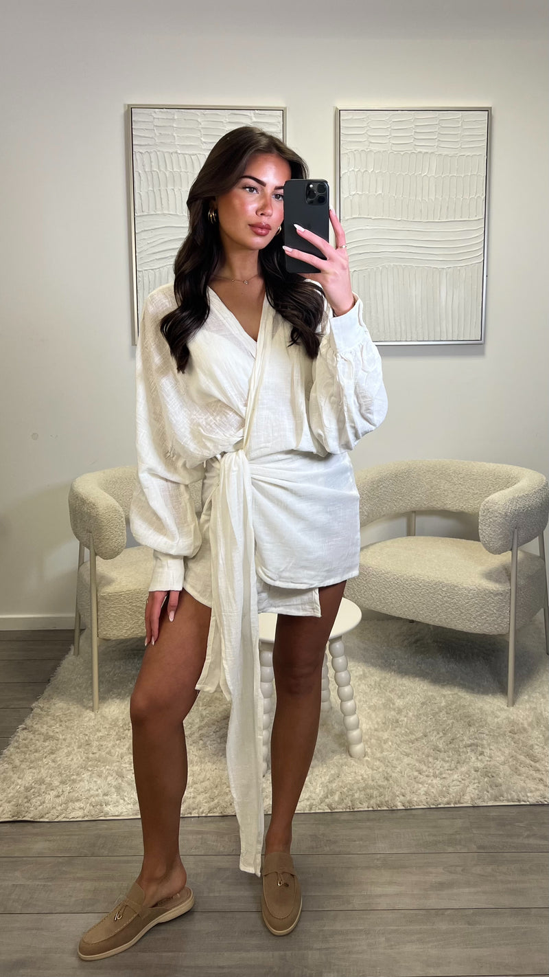 Chrisje Dress - White