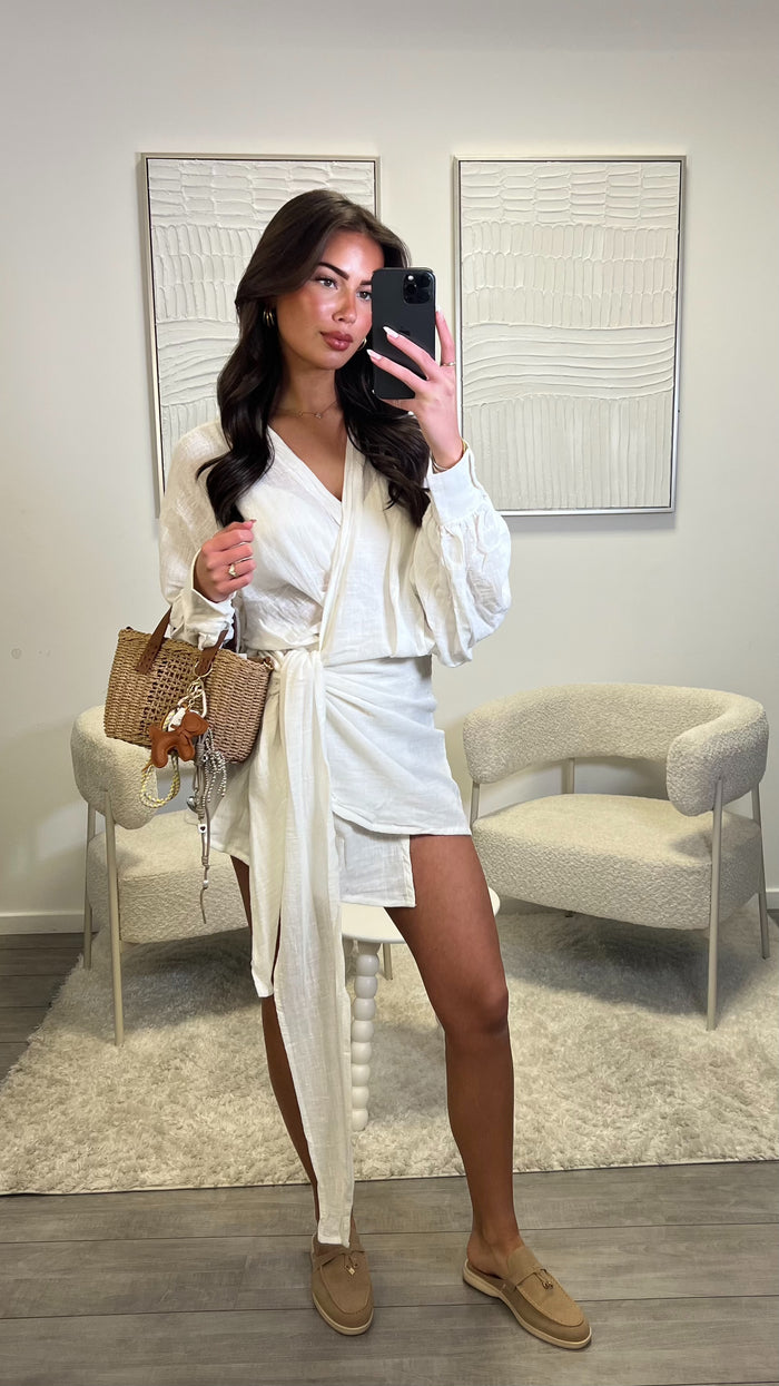 Chrisje Dress - White