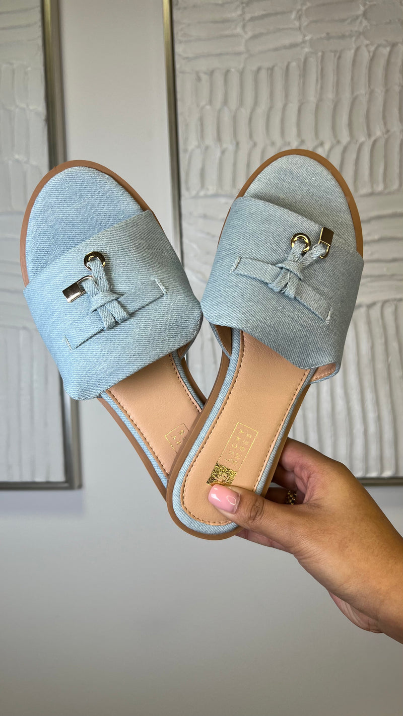 Noor Sandal - Jeans