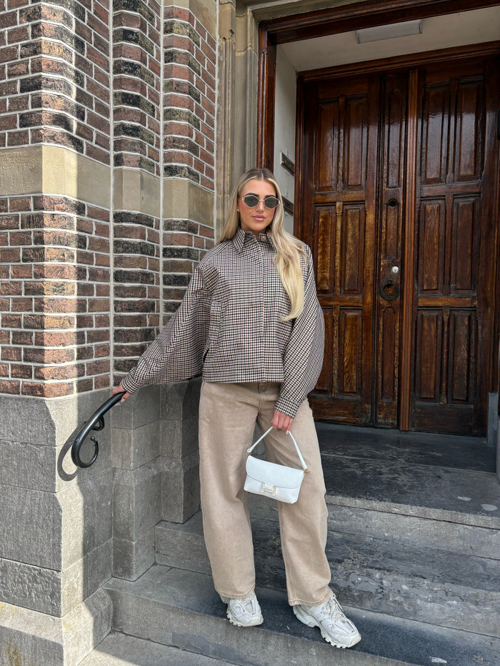 Bella Jas - Geruit Zwart