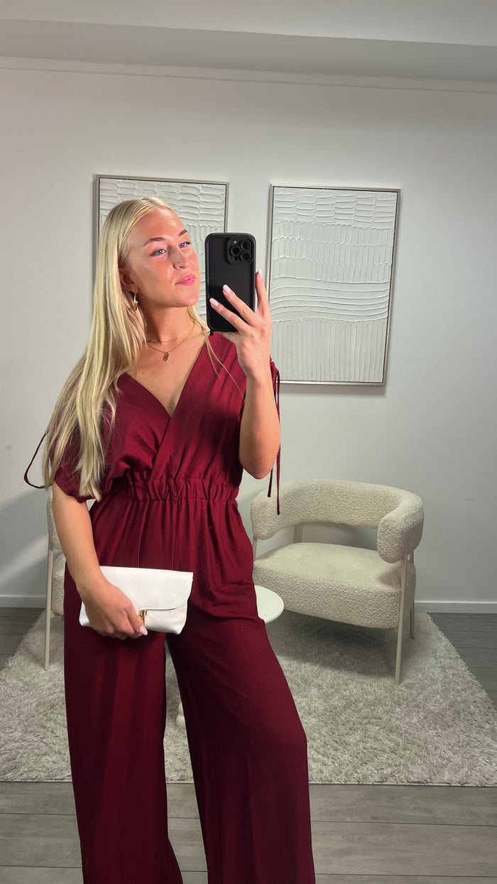 Kelsey Jumpsuit - Bordeaux