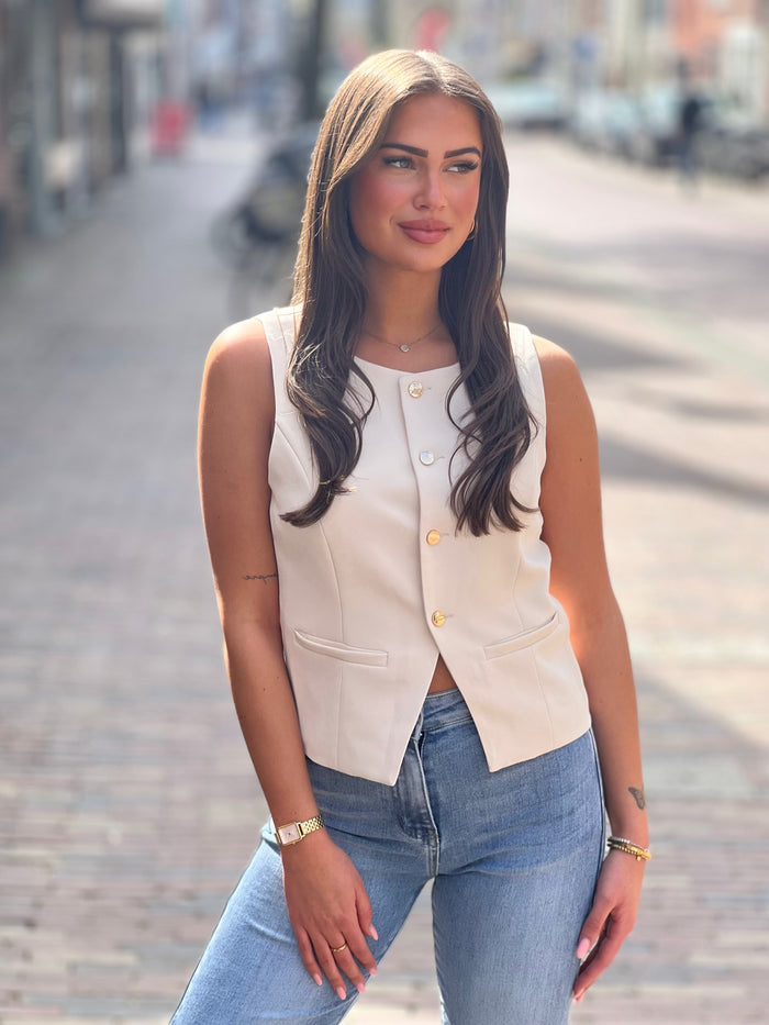 Maja Gilet - Beige