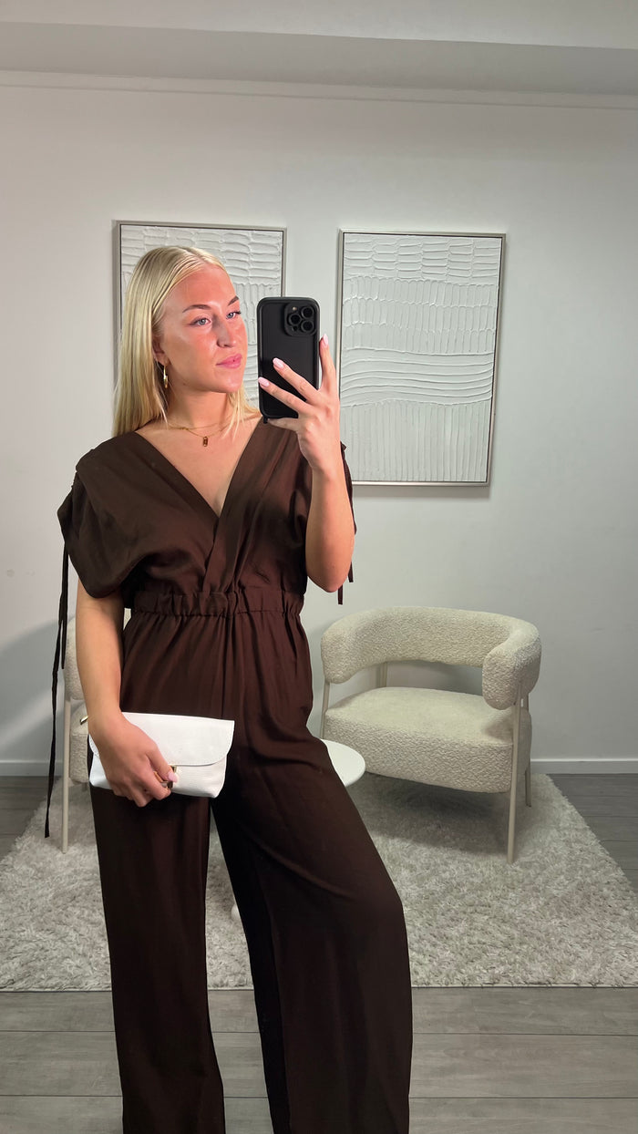 Kelsey Jumpsuit - Brown