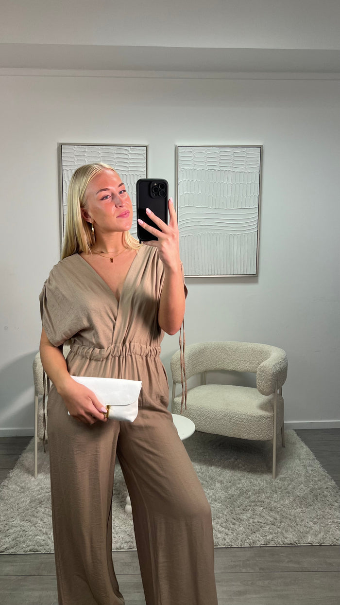 Kelsey Jumpsuit - Taupe