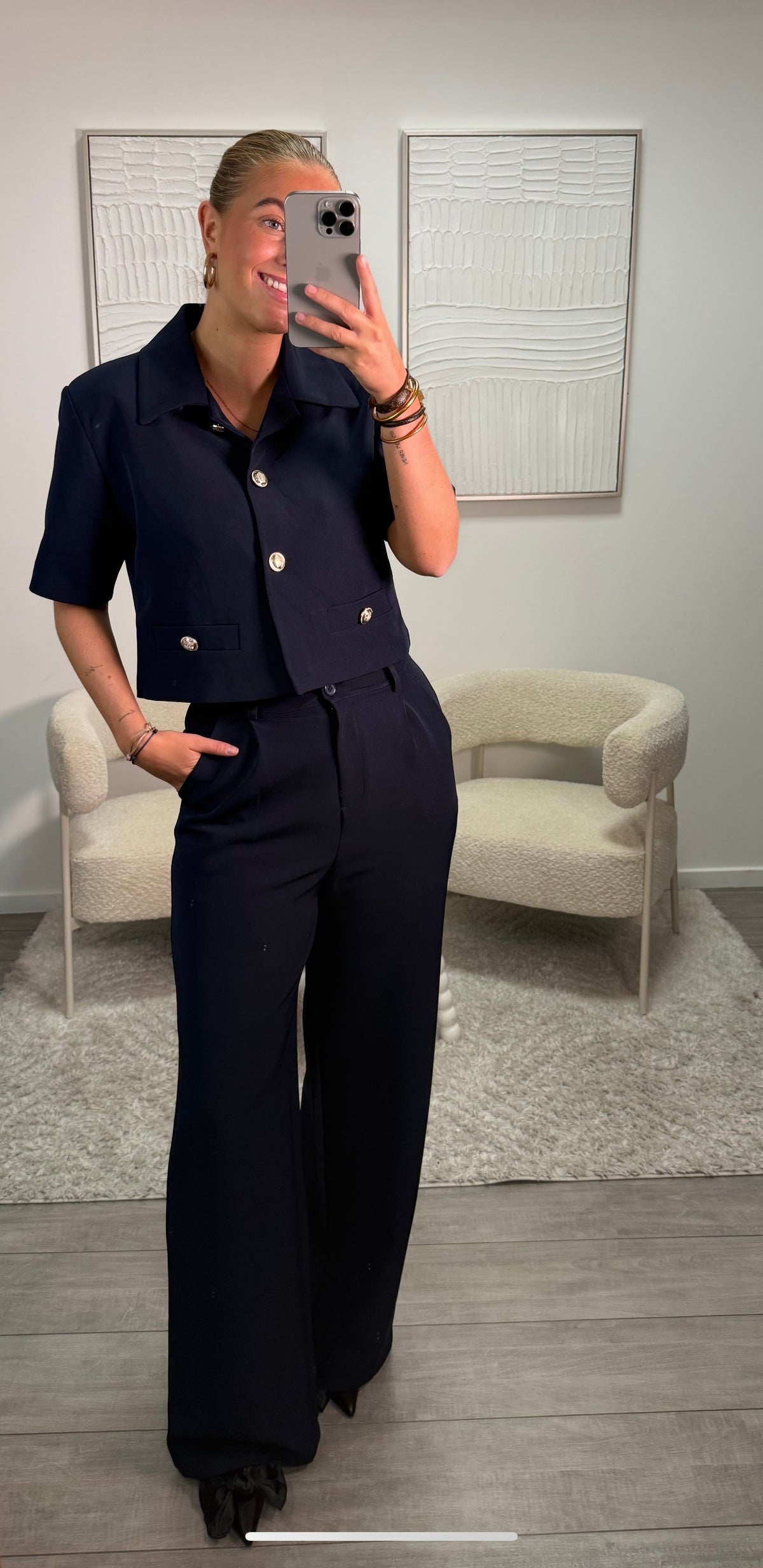 Maeve Pants - Dark Blue