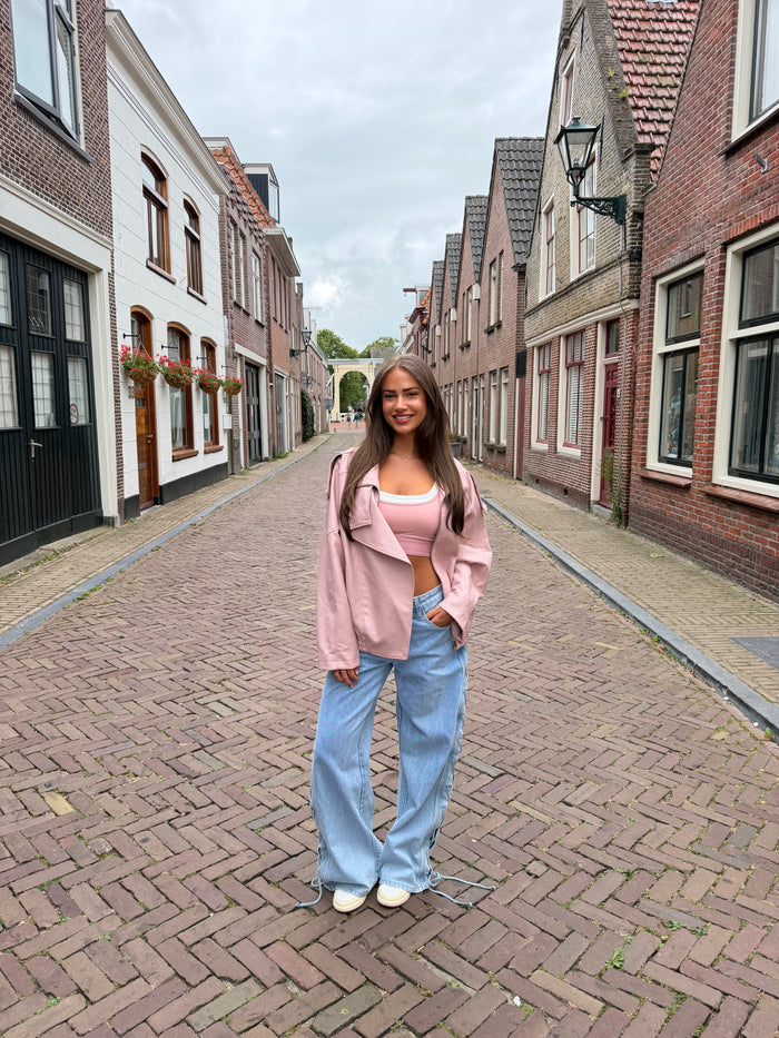 Lola Mid Waist Jeans - Blauw