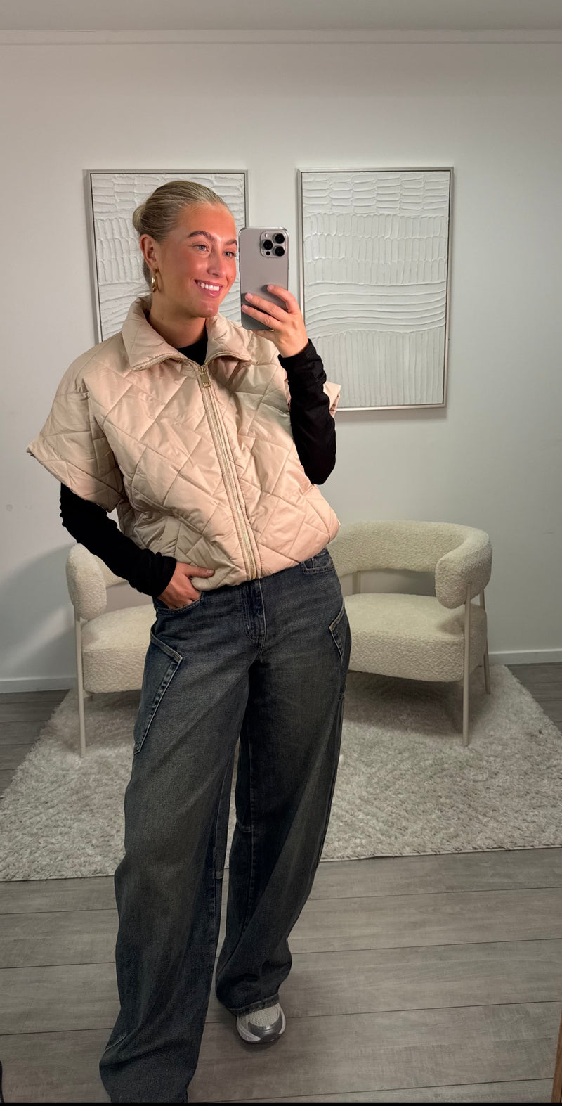 Hannah Bodywarmer - Beige