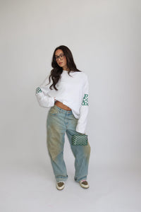 The Monogram Longsleeve - Wit