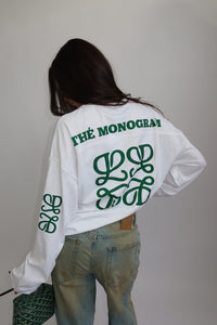 The Monogram Longsleeve - Wit