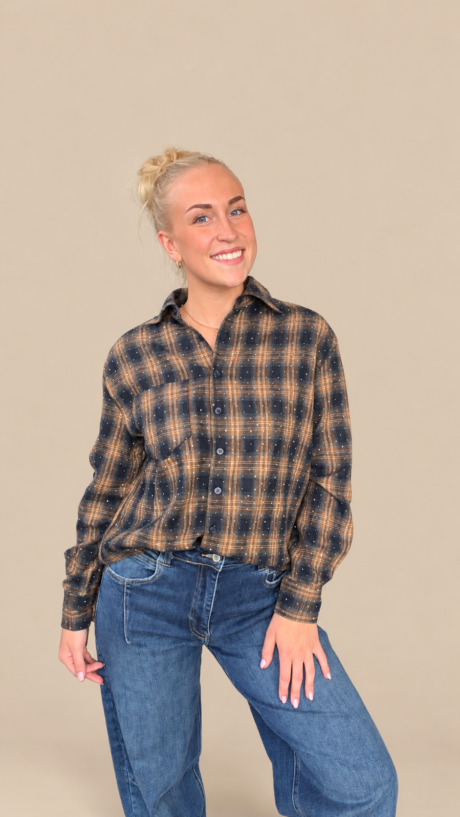 Syta Blouse - Bruin