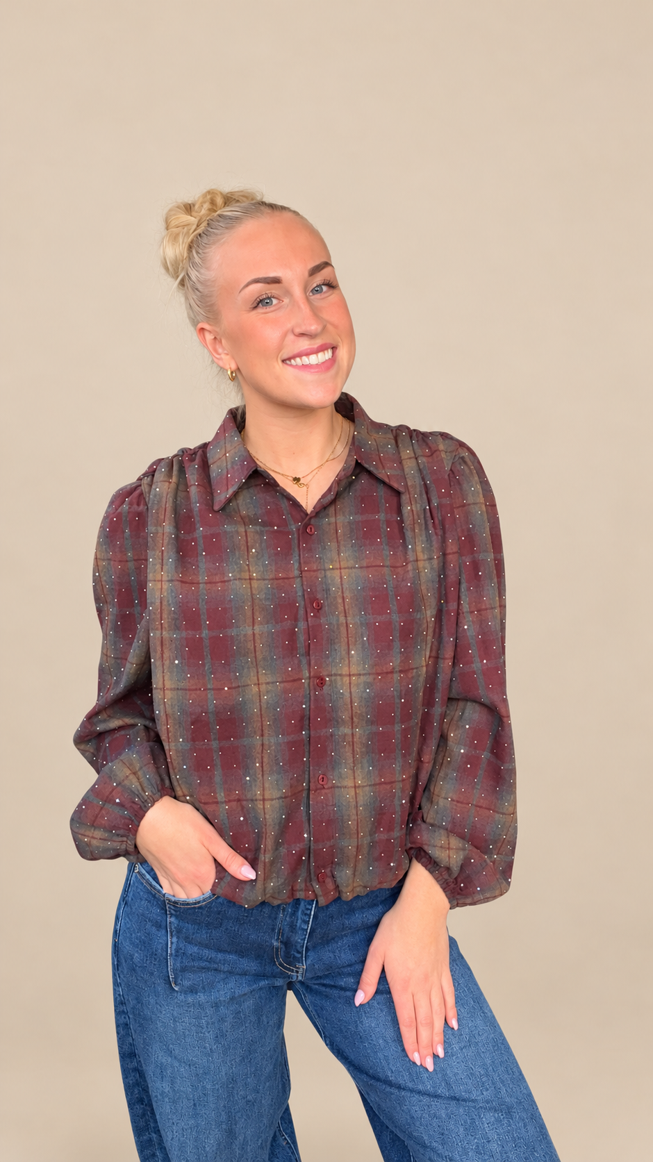 Jane Blouse - Bordeaux