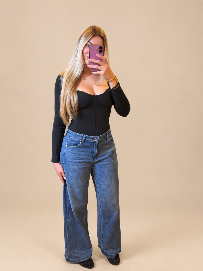 Holly Broek - Blauw