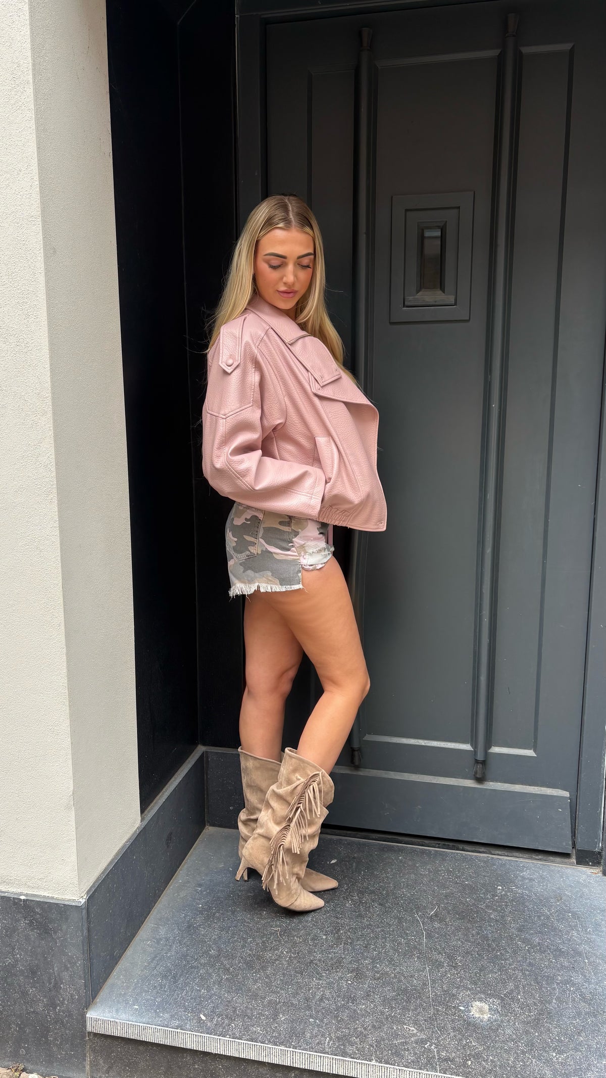 Army Short - Roze
