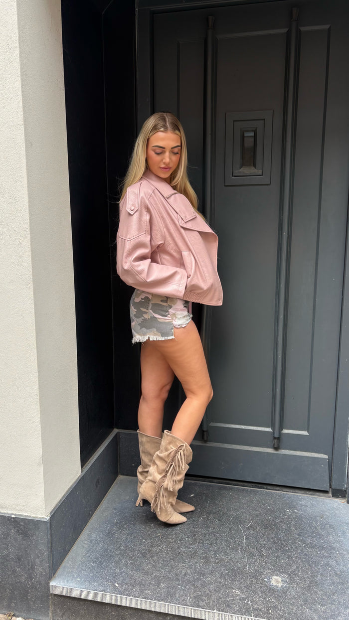 Army Short - Roze