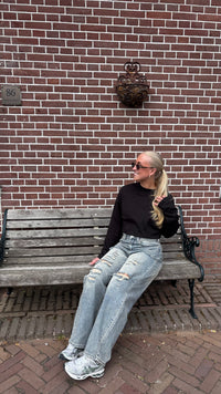 Hailey Longsleeve - Zwart