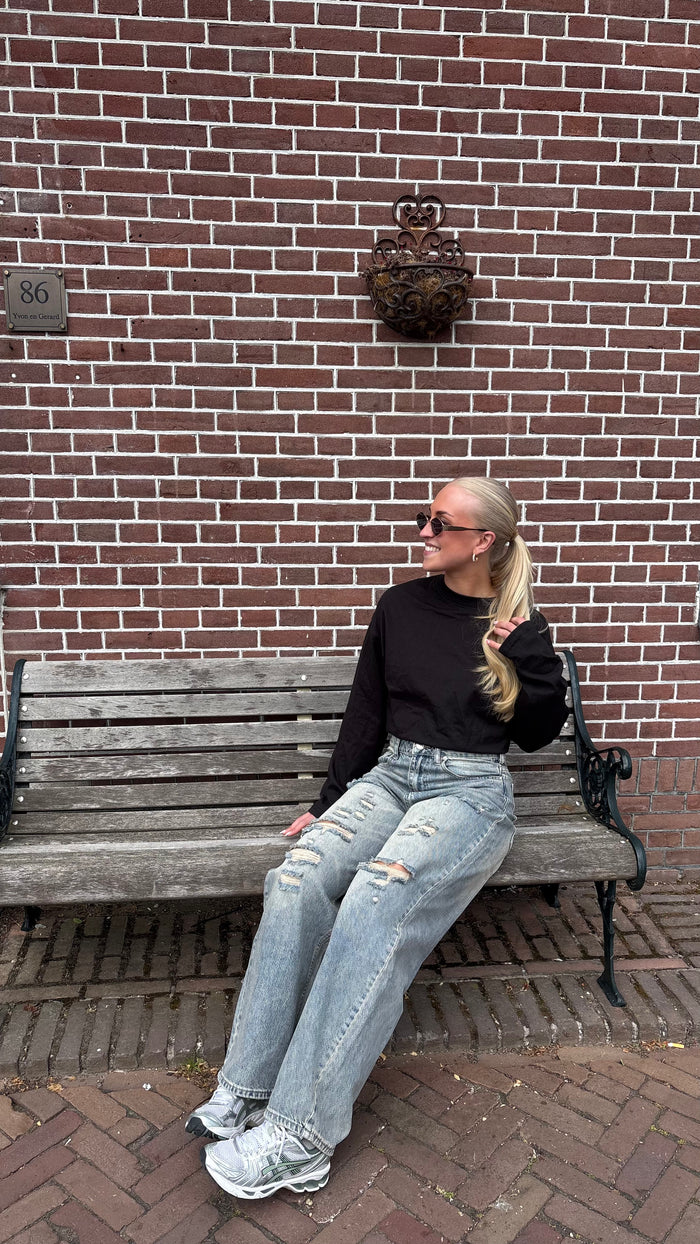 Hailey Longsleeve - Zwart