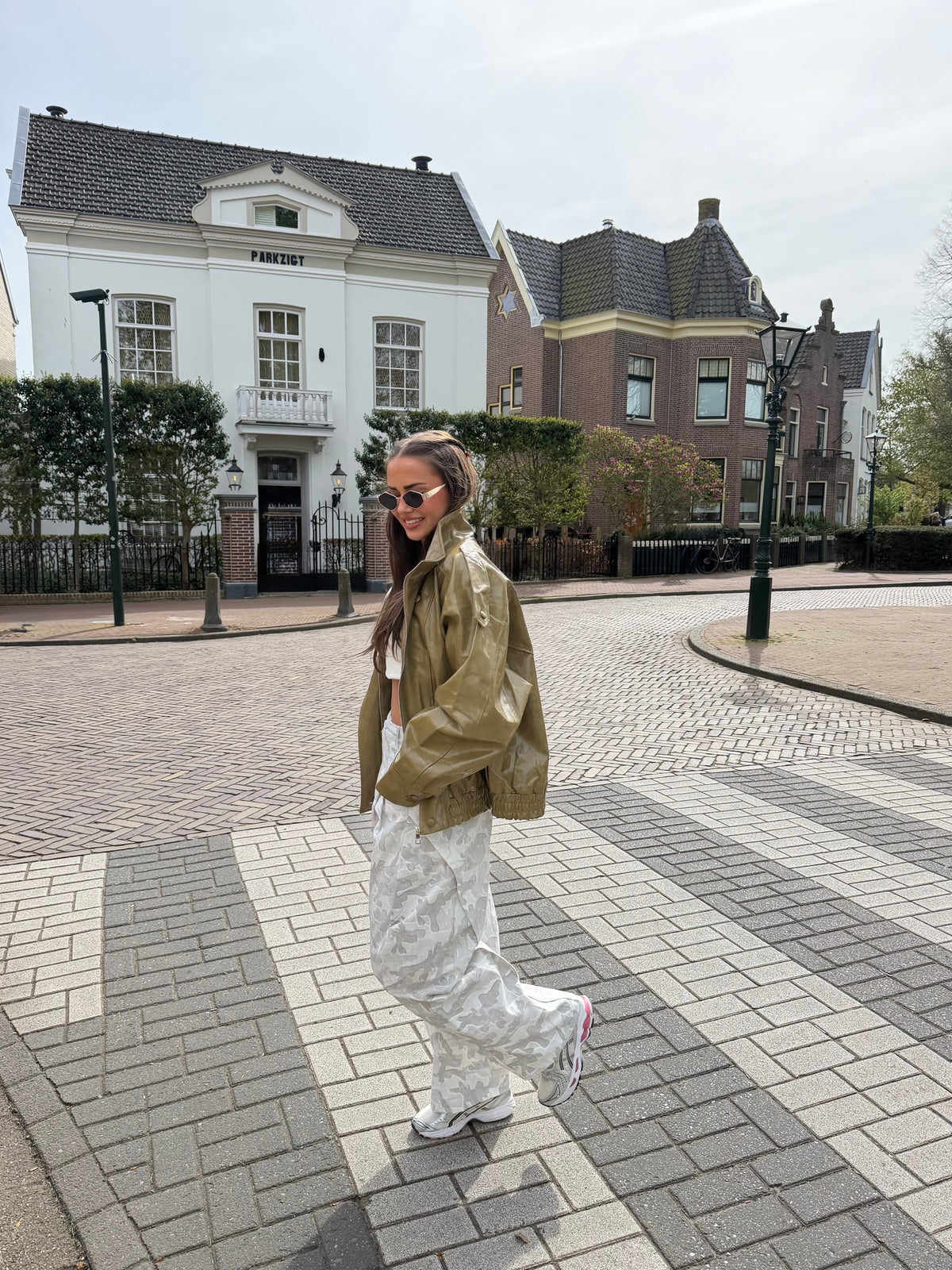 Lauren Jeans- - Wit Grijs