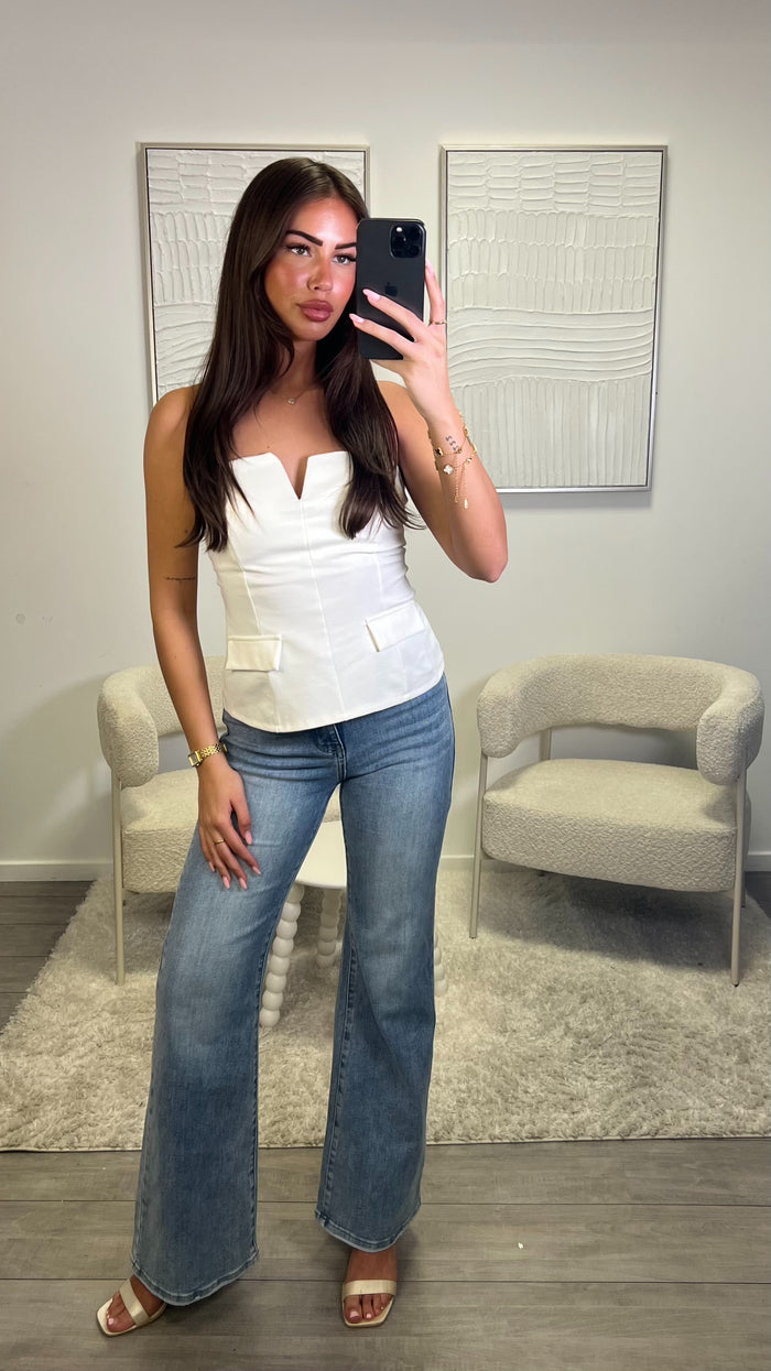 Clary Top - White