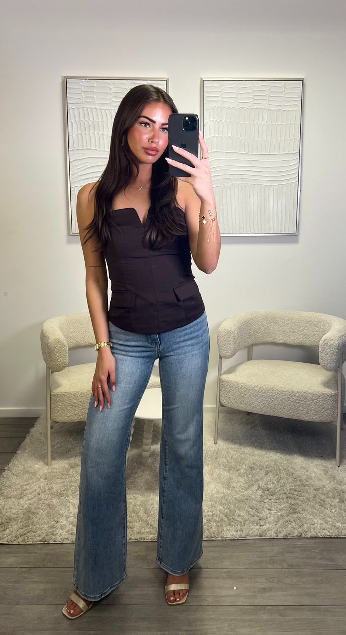 Clary Top - Dark Chocolate