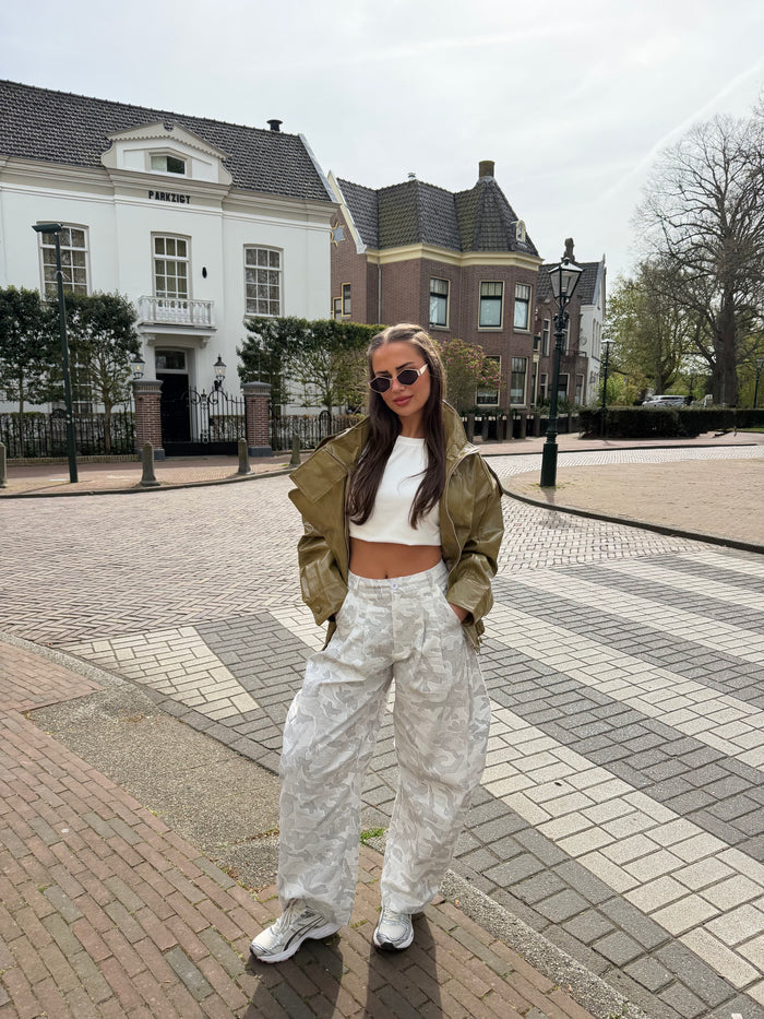 Lauren Jeans- - Wit Grijs