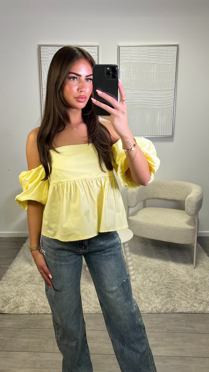 Breeze Top - Baby Yellow
