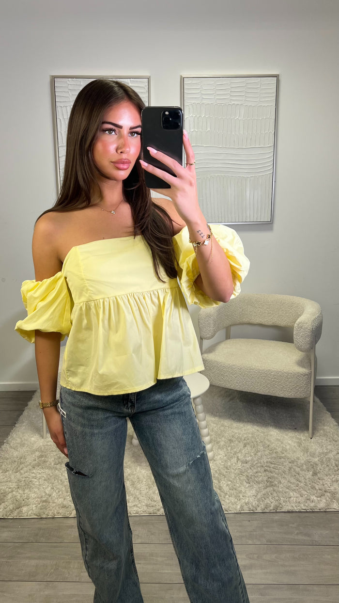 Breeze Top - Baby Yellow