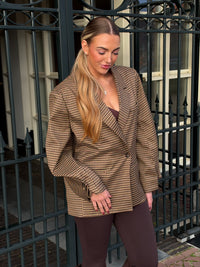 Boxy Blazer - Bruin