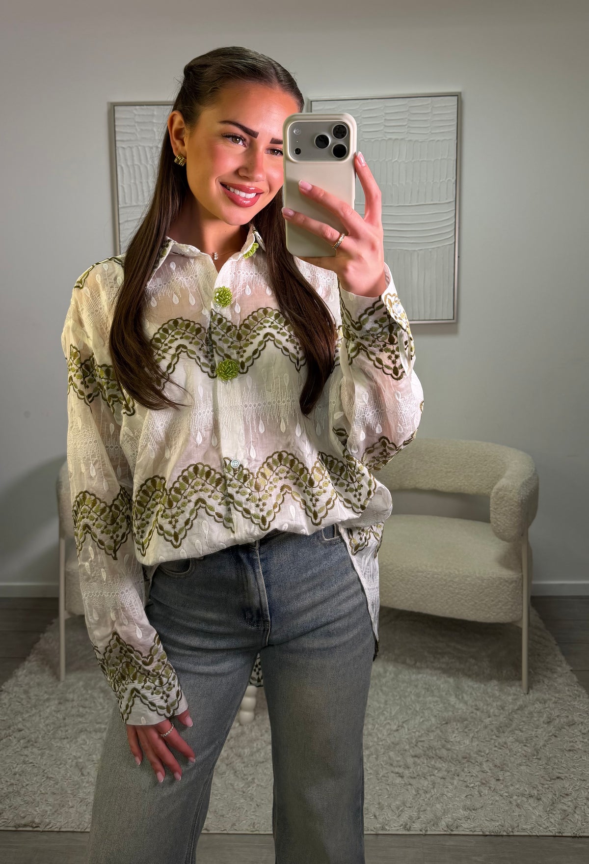 Janay Blouse - Groen