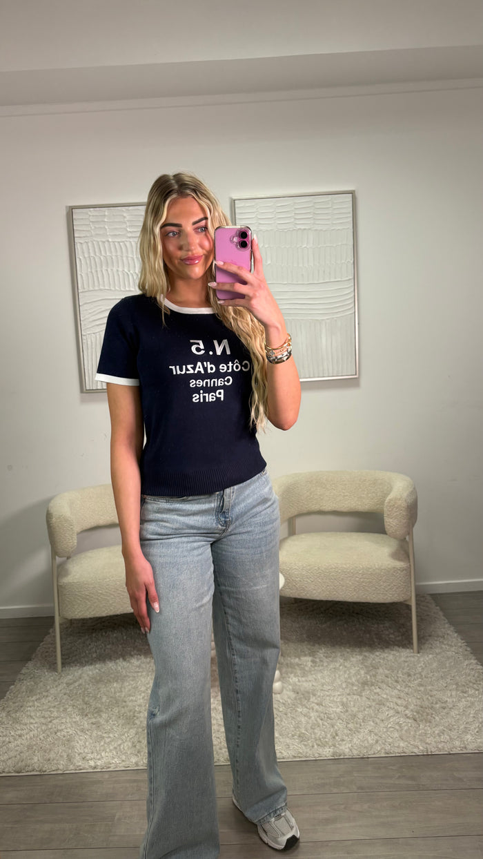 Lola Shirt - Donker Blauw