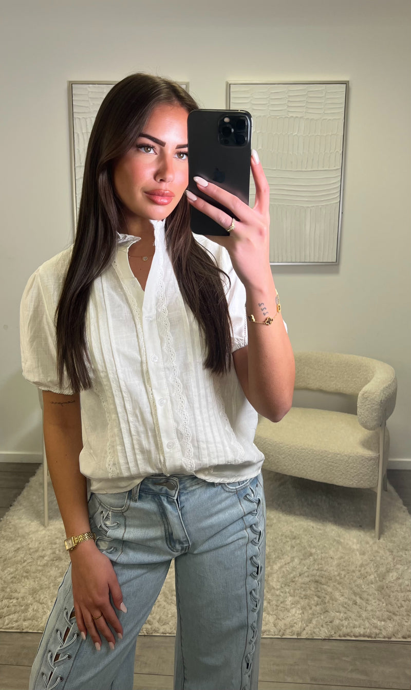 Amelie Blouse - White