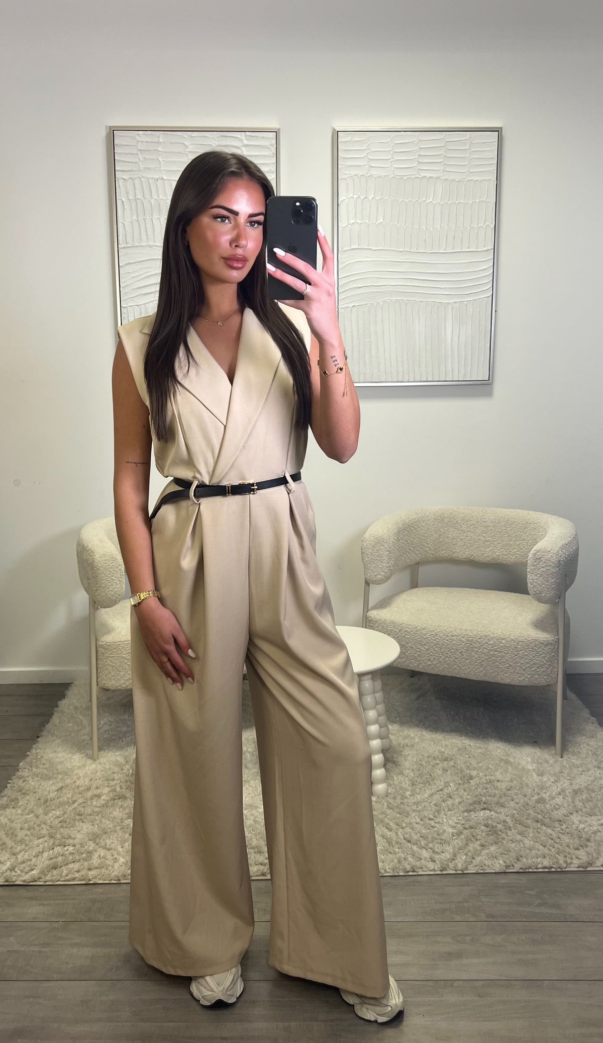 Cato Jumpsuit - Beige