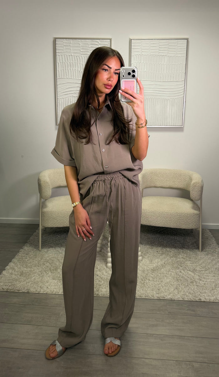 Puckje Broek - Taupe