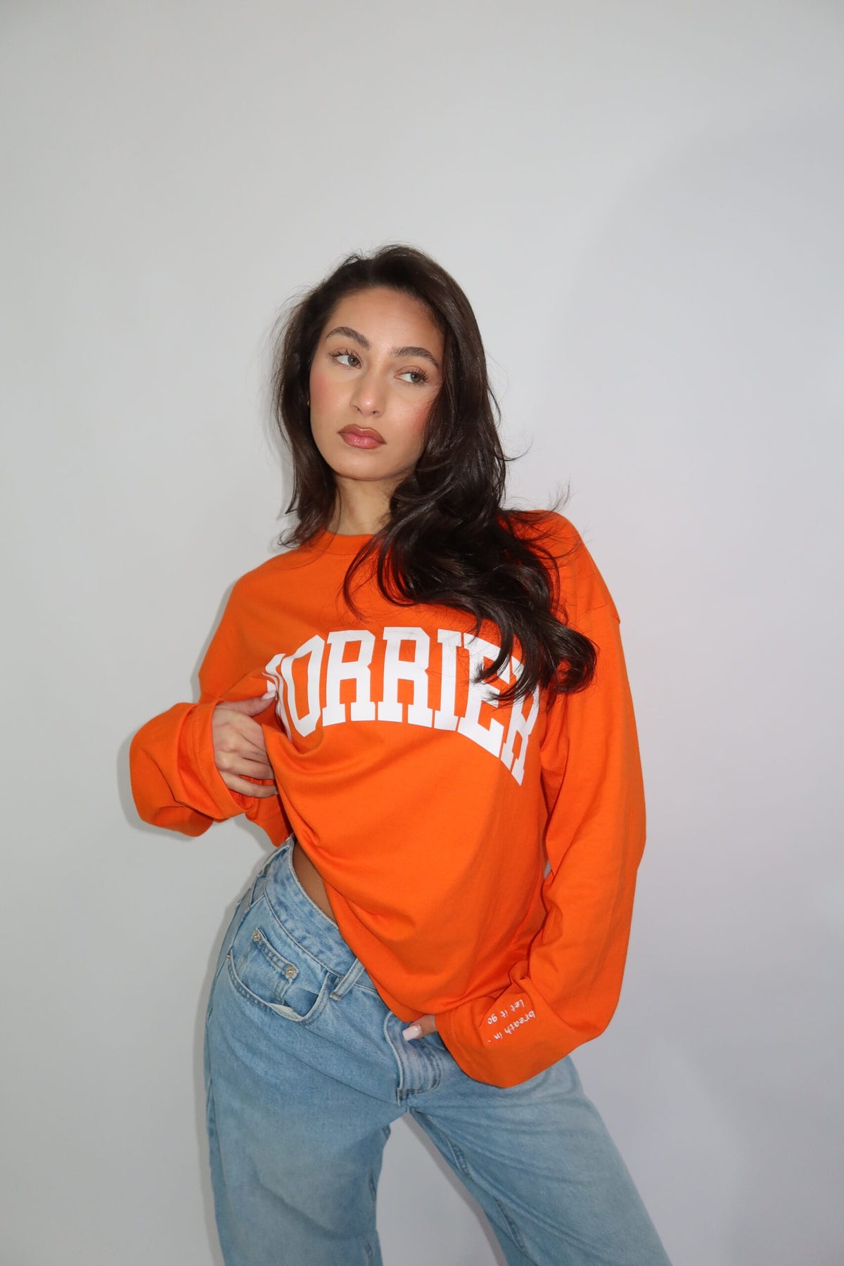 Worrier Longsleeve - Oranje