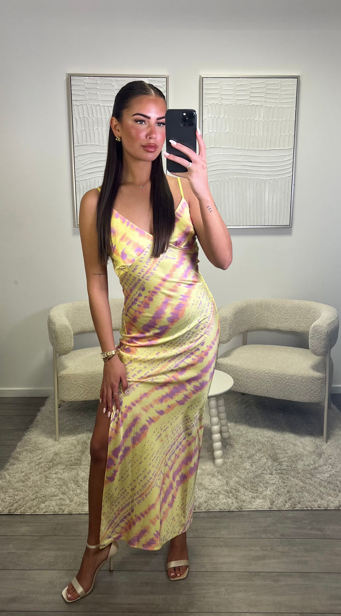 Lyna Dress - Yellow