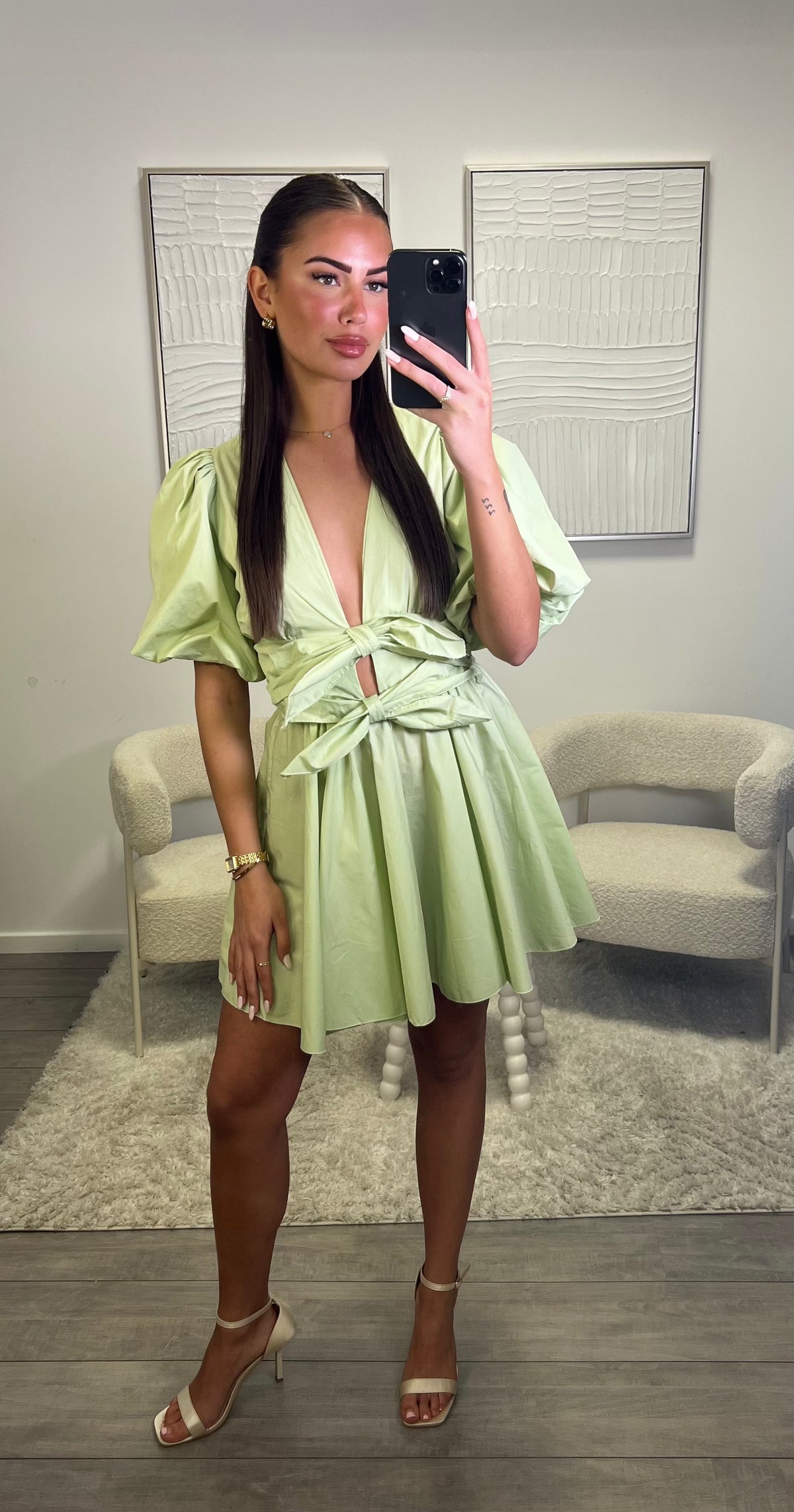 Rosa Dress - Mint