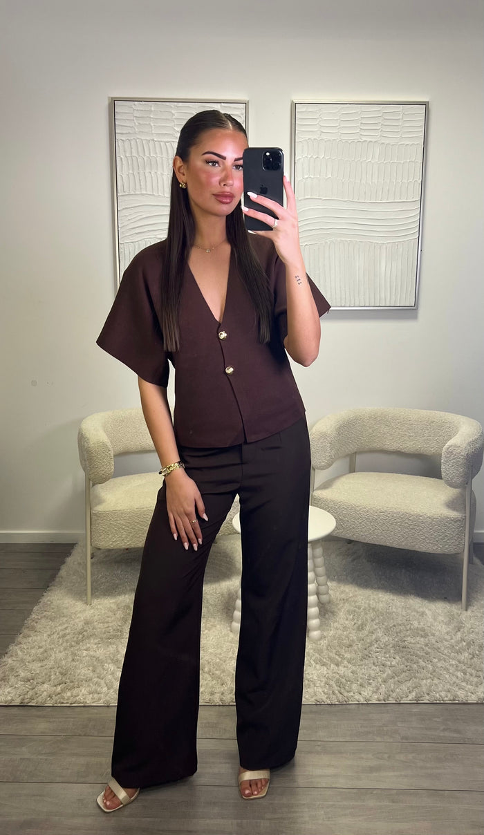 Vicky Top - Chocolate